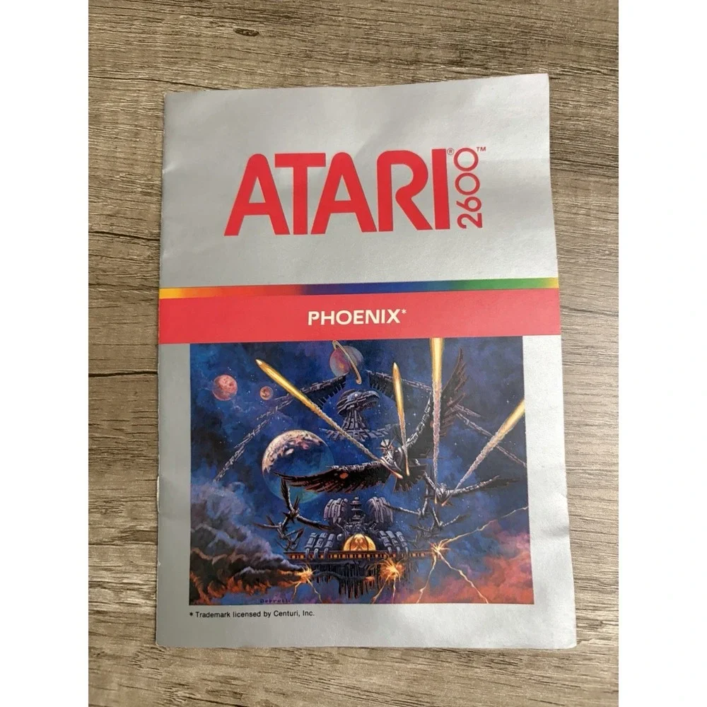 Atari Game Program Instruction Booklet -‎ Phoenix - Very Good !!!